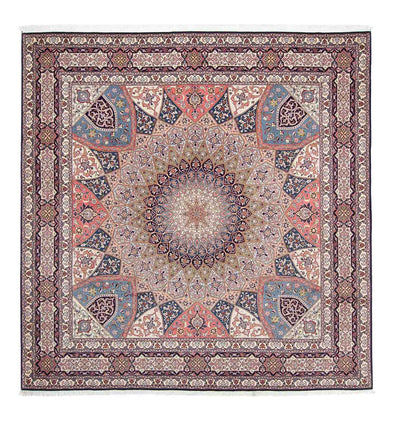 Täbriz - 50 Raj Teppich 255x257cm - Perserteppich