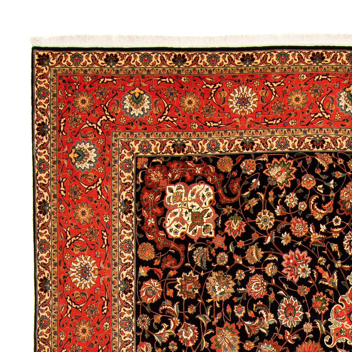 Täbriz - 50 Raj Teppich 407x297cm - Perserteppich