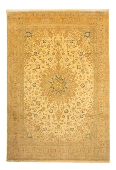 Täbriz - 50 Raj Teppich 250x342cm - Perserteppich - gold