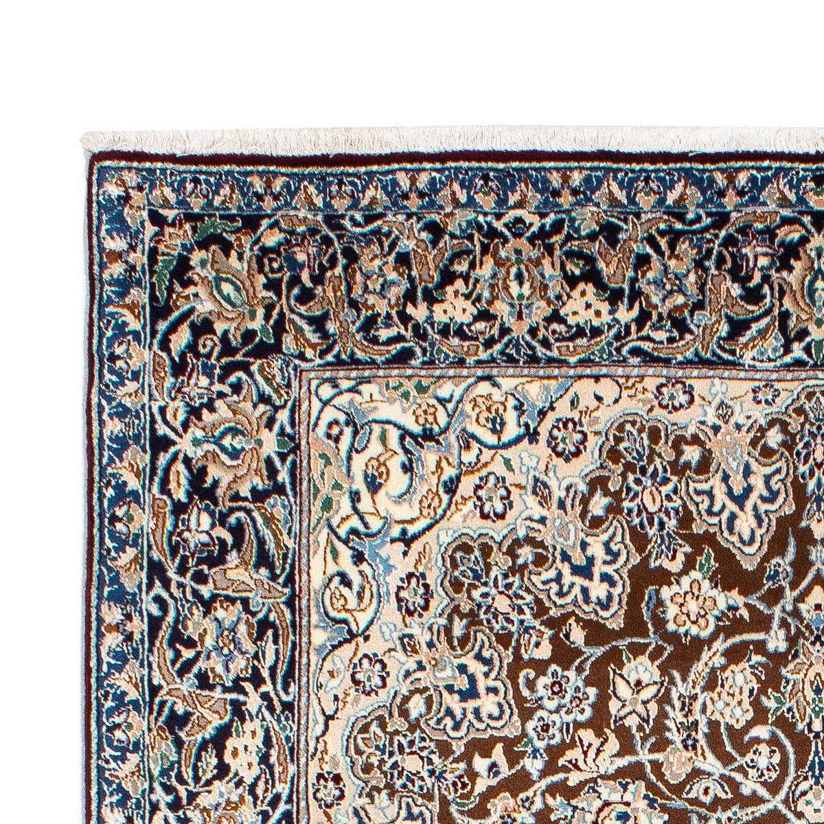 Perserteppich - Nain - Royal 253 x 150 cm Teppich Wohnzimmer