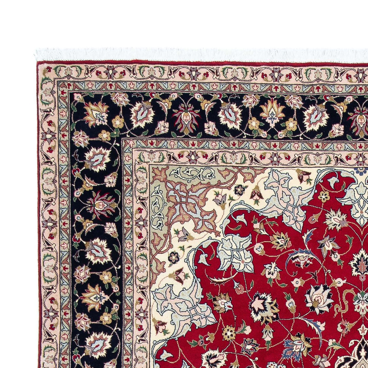 Täbriz - 50 Raj Teppich 203x302cm - Perserteppich