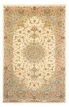 Täbriz - 50 Raj Teppich 200x308cm - Perserteppich - Rechteckig / Beige / 200 x 308 cm Rechteckig