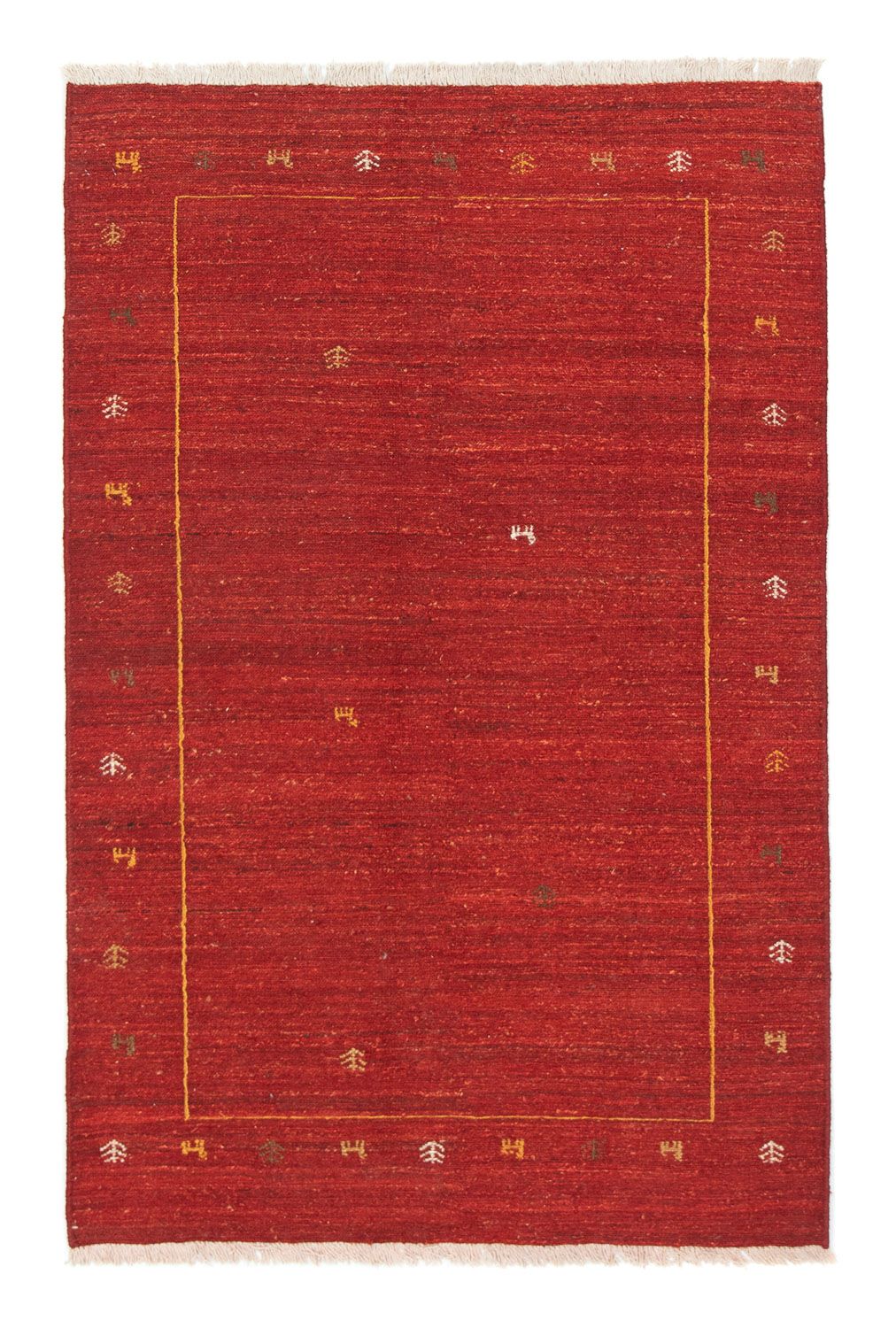 Gabbeh Teppich - Perser 175 x 112 cm - rot