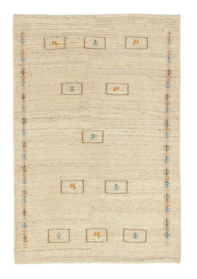 Gabbeh Persisch Teppich 113x166cm - Perserteppich Wollteppich