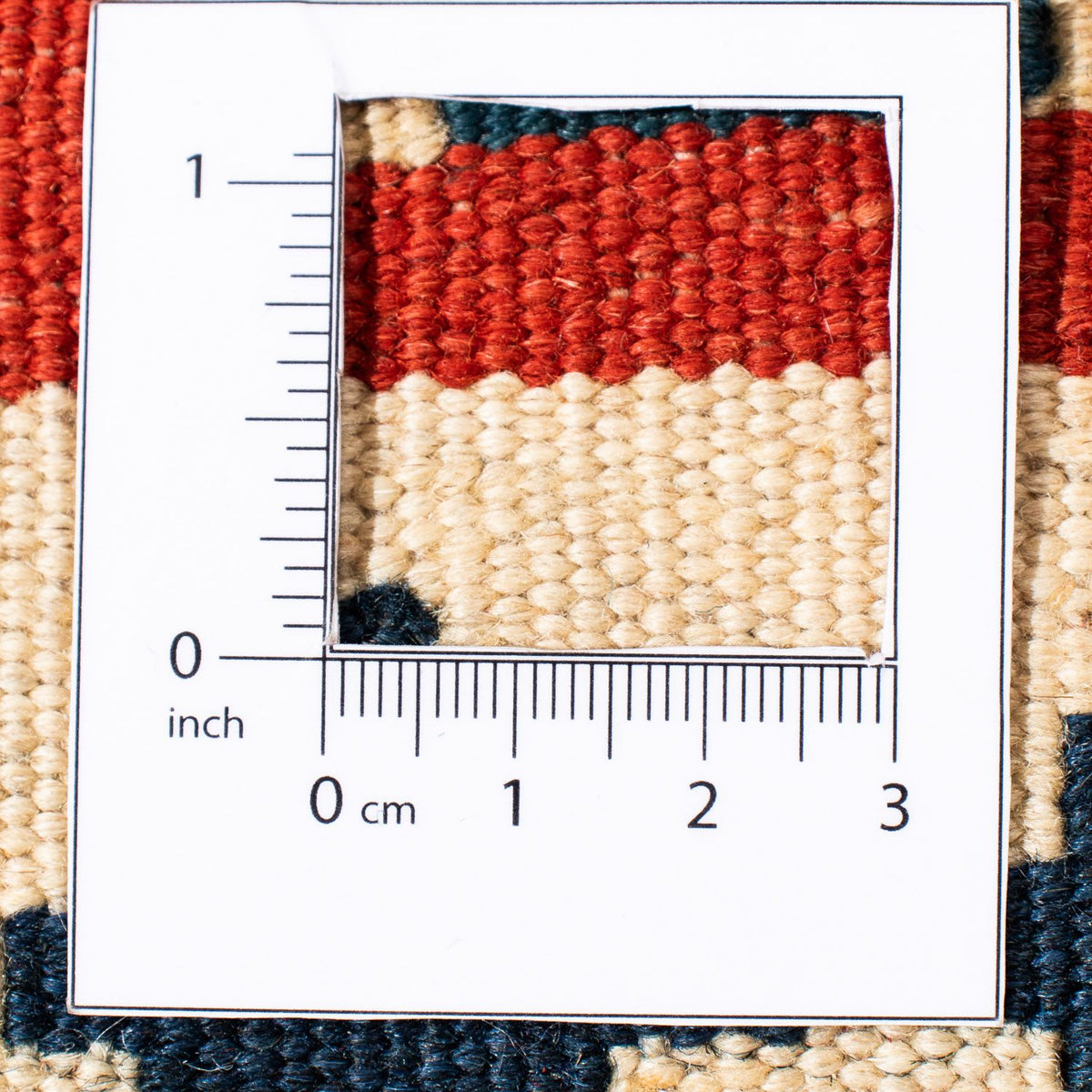 Kelim Teppich - Oriental 105 x 103 cm - dunkelrot