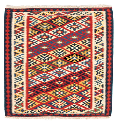 Kelim Teppich - Oriental 103 x 104 cm - mehrfarbig