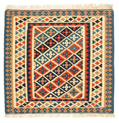 Kelim Teppich - Oriental 107 x 101 cm - beige