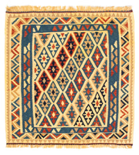 Kelim Teppich - Oriental 105 x 102 cm - mehrfarbig