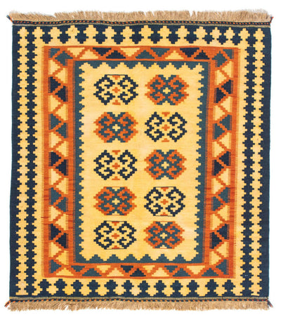 Kelim Fars Teppich 100x107cm