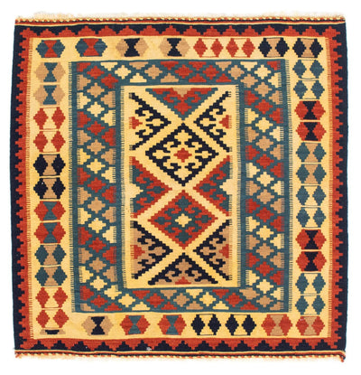 Kelim Fars Teppich 100x100cm