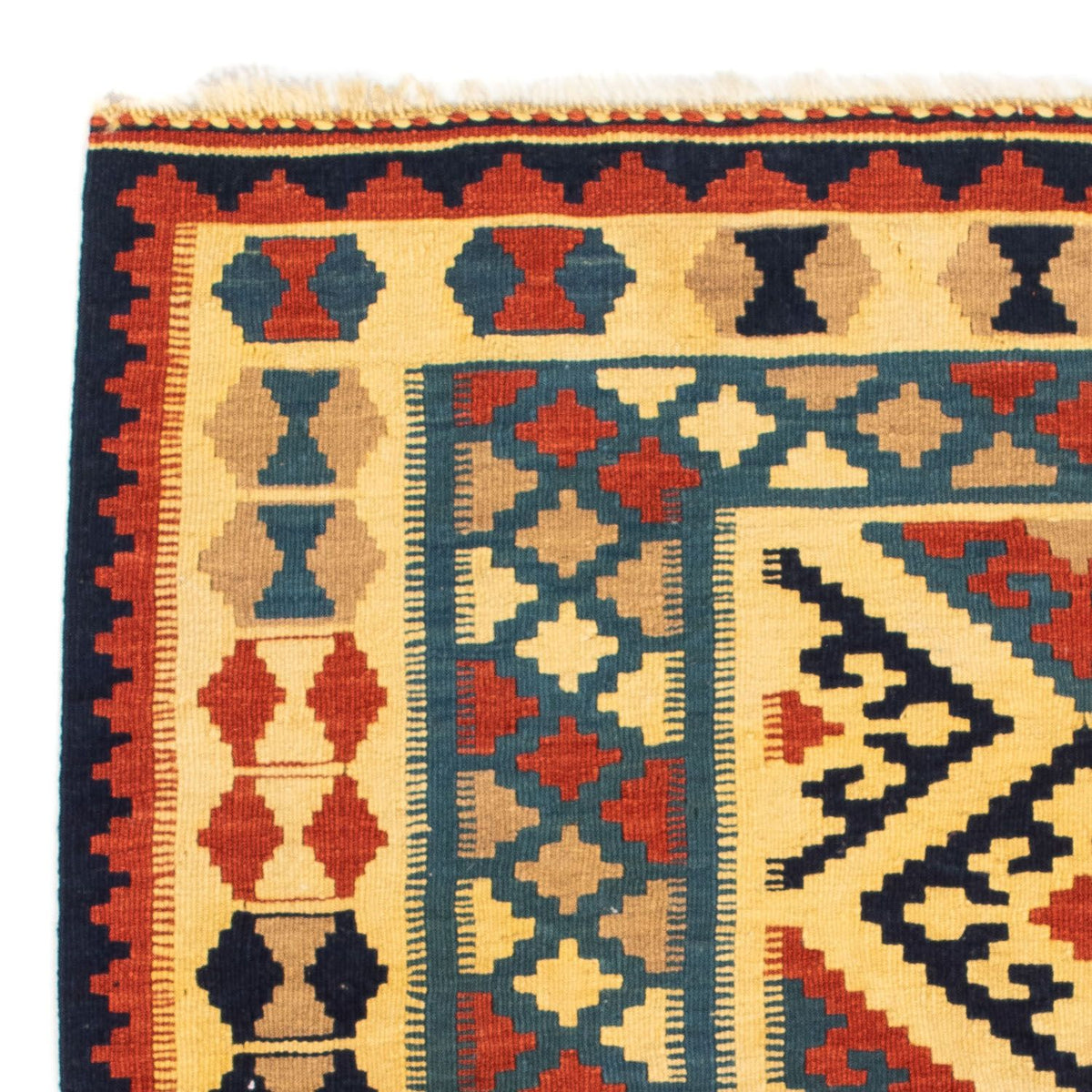 Kelim Fars Teppich 100x100cm