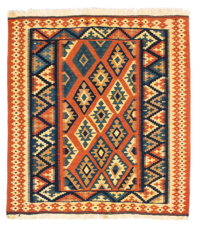 Kelim Fars Teppich 100x107cm