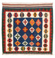 Kelim Fars Teppich 98x98cm