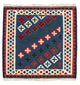 Kelim Fars Teppich 100x100cm