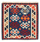 Kelim Fars Teppich 104x102cm