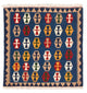 Kelim Fars Teppich 96x96cm