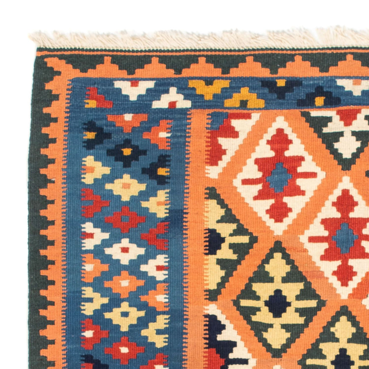 Kelim Teppich - Oriental 103 x 100 cm - hellbraun