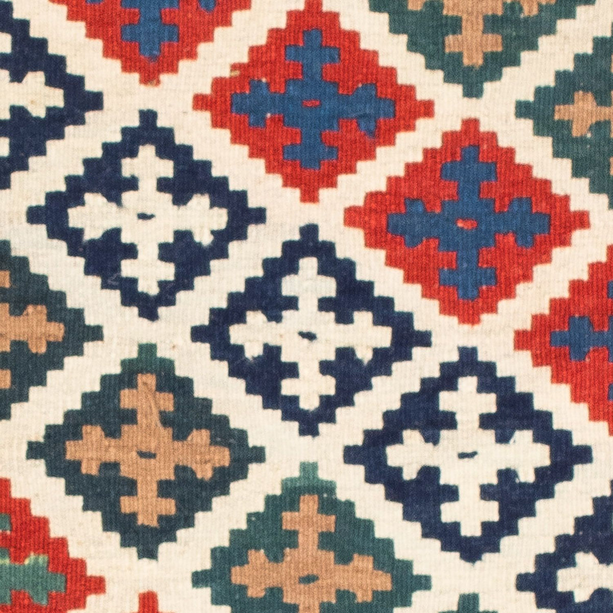 Kelim Teppich - Oriental 105 x 104 cm - mehrfarbig