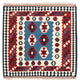 Kelim Fars Teppich 107x102cm