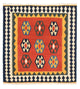 Kelim Fars Teppich 105x100cm