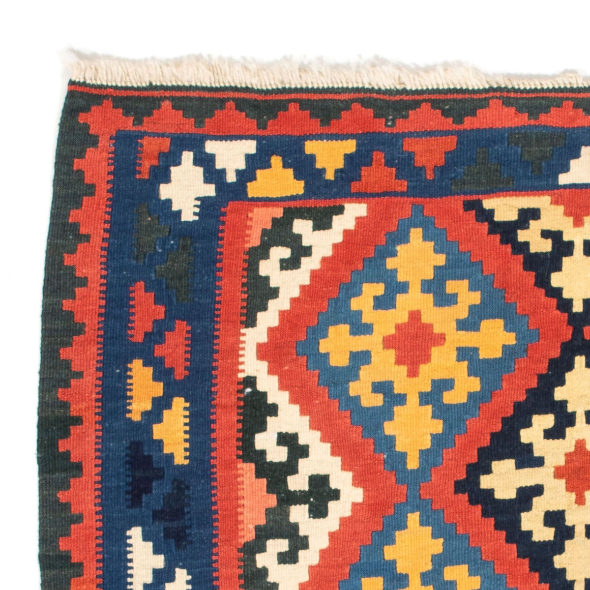 Kelim Teppich - Oriental 102 x 101 cm - rot