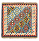 Kelim Teppich - Oriental 100 x 98 cm - hellblau