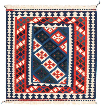 Kelim Fars Teppich 103x104cm
