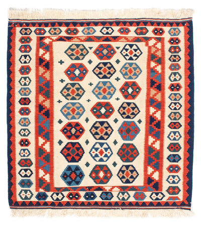 Kelim Teppich - Oriental 102 x 104 cm - beige
