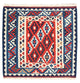 Kelim Teppich - Oriental 102 x 100 cm - blau