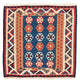 Kelim Teppich - Oriental 104 x 102 cm - blau