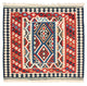 Kelim Teppich - Oriental 104 x 99 cm - rot