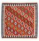 Kelim Teppich - Oriental 106 x 103 cm - rot