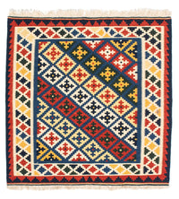 Kelim Teppich - Oriental 101 x 101 cm - beige