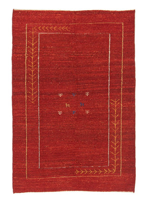 Gabbeh Teppich - Perser 167 x 111 cm - rot