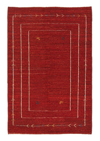Gabbeh Teppich - Perser 173 x 114 cm - rot