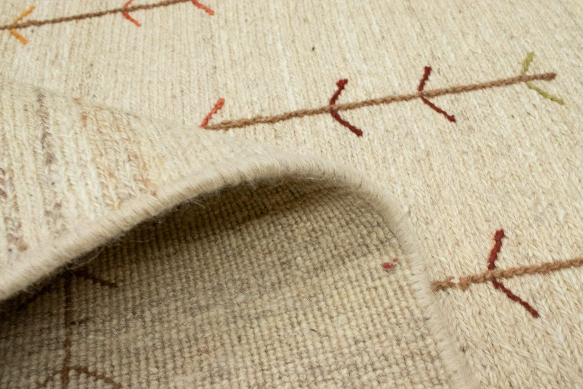 Gabbeh Persisch Teppich 101x145cm - Perserteppich Wollteppich