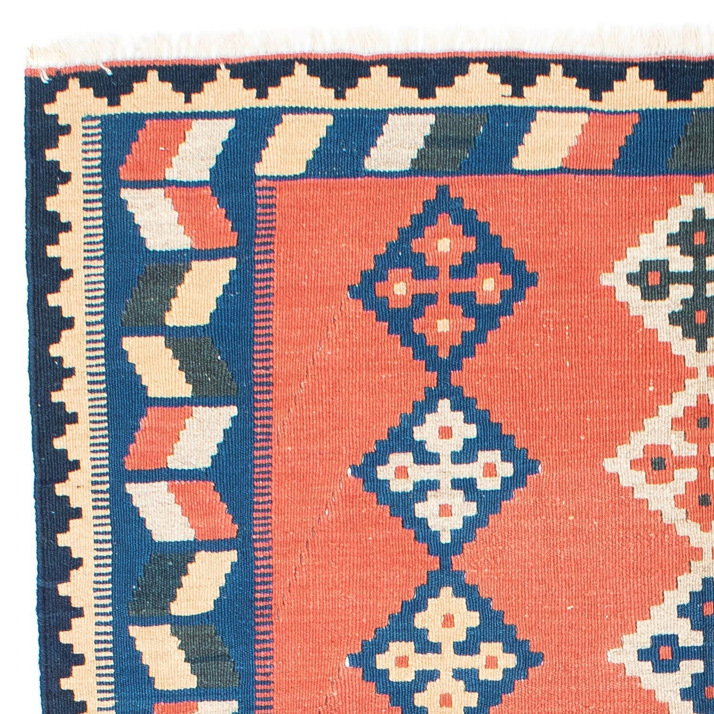 Kelim Teppich - Oriental 193 x 135 cm - orange