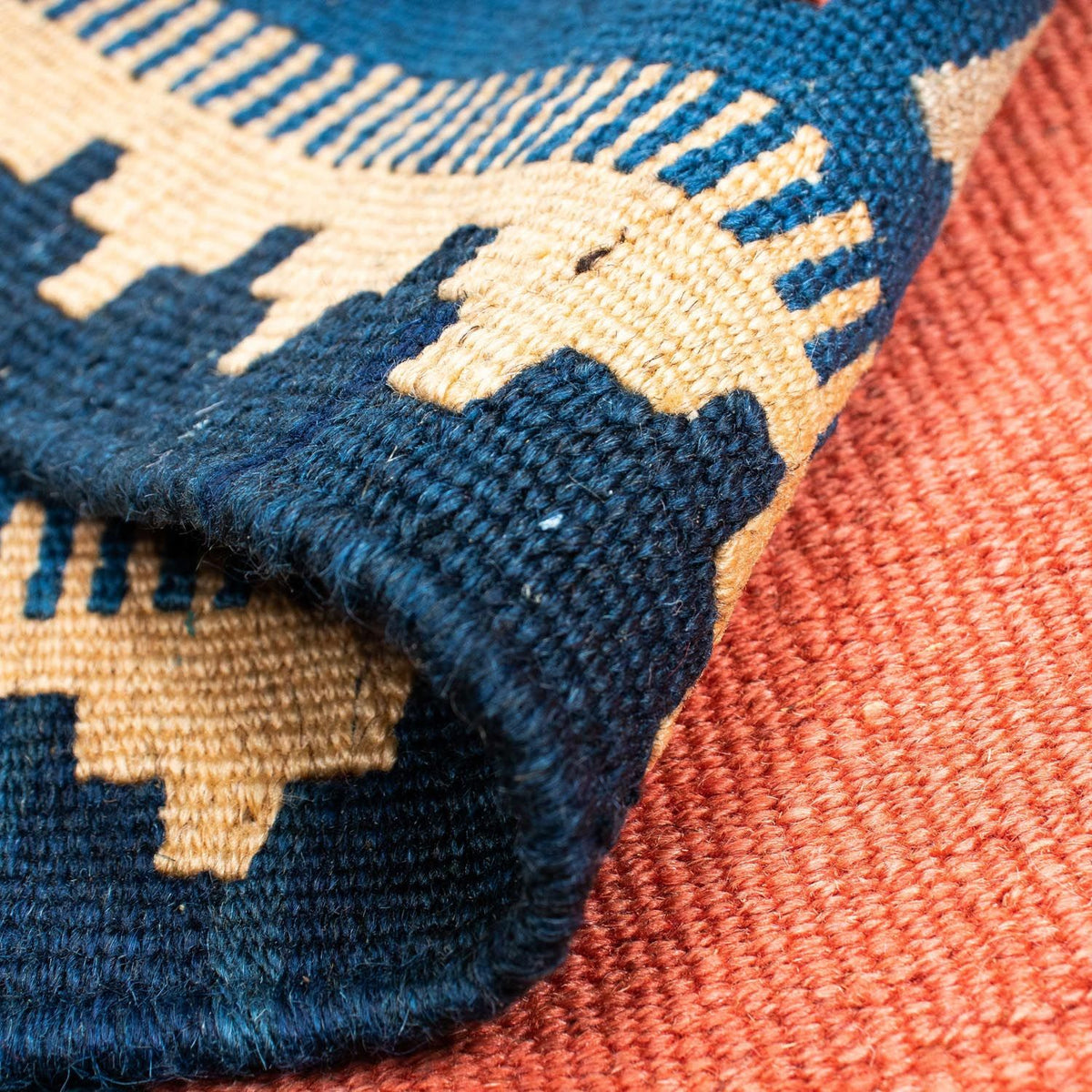 Kelim Teppich - Oriental 193 x 135 cm - orange