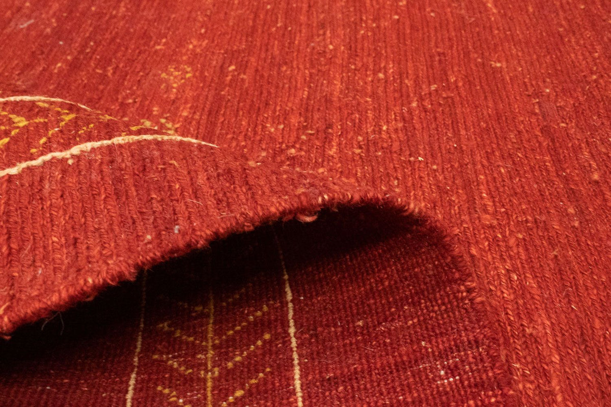 Gabbeh Teppich - Perser 191 x 152 cm - rot