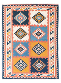 Kelim Teppich - Oriental 200 x 159 cm - blau