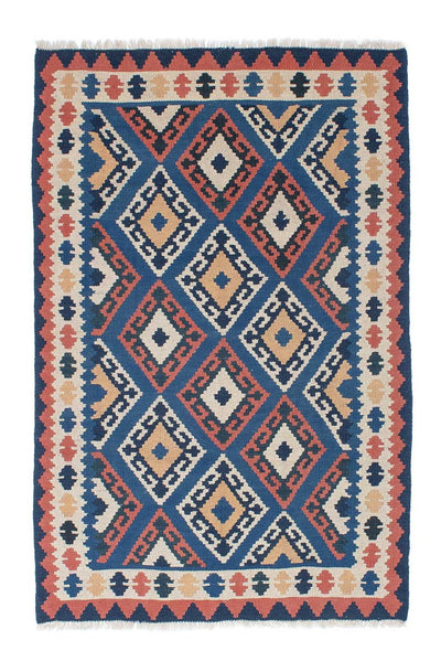 Kelim Teppich - Oriental 115 x 172 cm - blau
