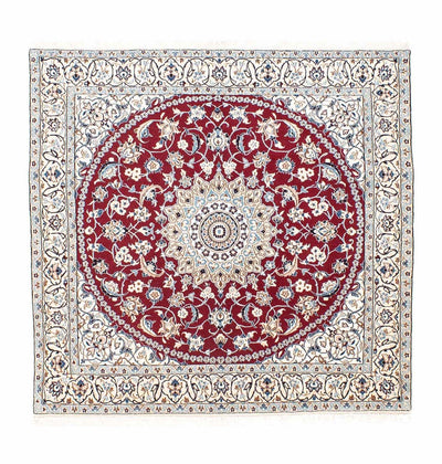 Nain - 9La Teppich 155x160cm - Perserteppich - dunkelrot