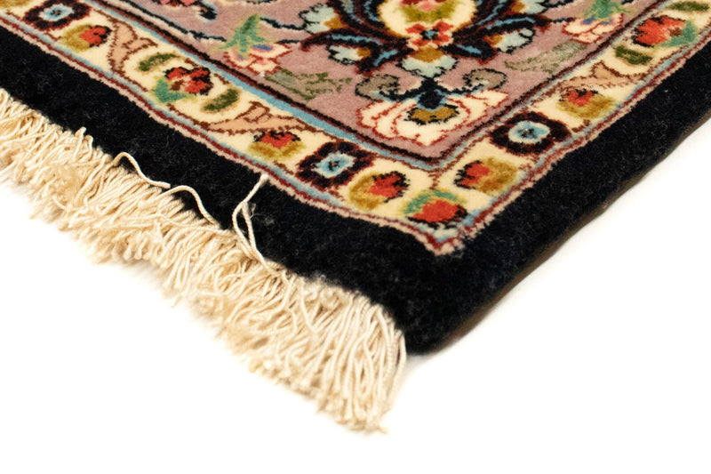 Perserteppich - Ghom 156 x 102 cm - schwarz