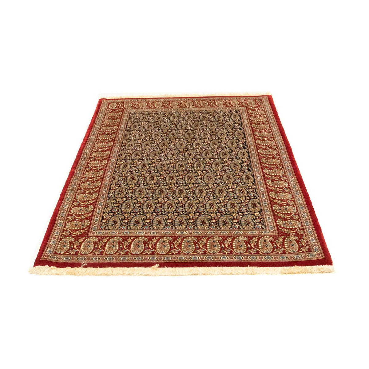 Perserteppich - Ghom 156 x 106 cm - dunkelblau