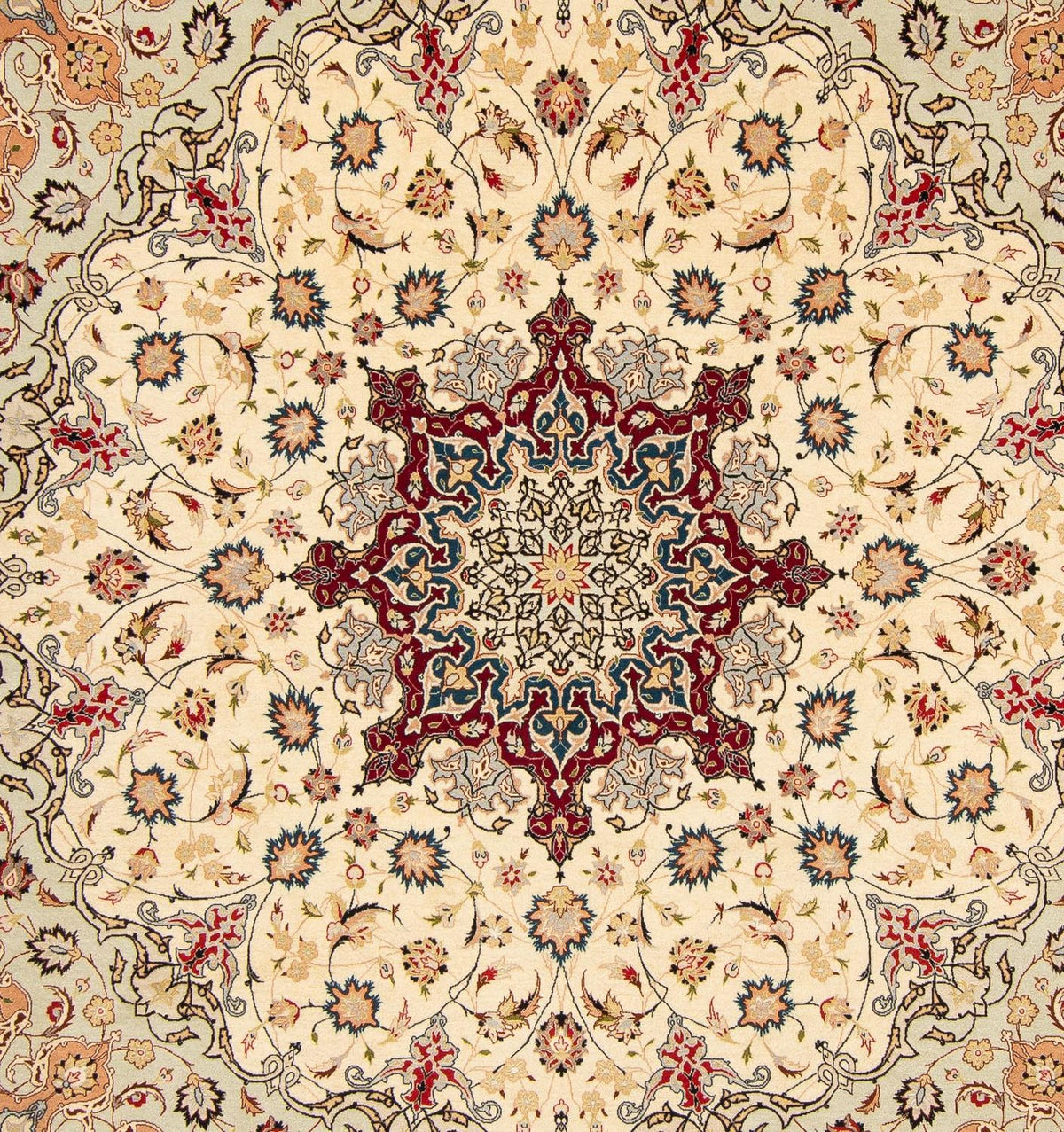 Perserteppich - Täbriz - Royal 258 x 252 cm Quadratischer Teppich