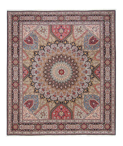 Täbriz - 50 Raj Teppich 253x297cm - Perserteppich