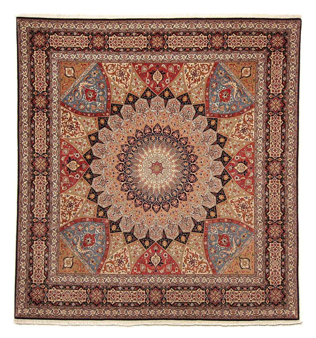 Perserteppich - Täbriz - Royal 264 x 252 cm Teppich Quadratisch