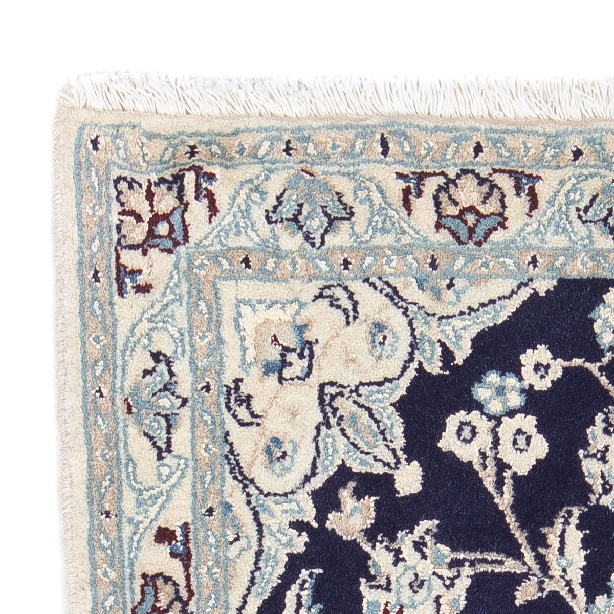 Perserteppich - Nain 85 x 55 cm - dunkelblau