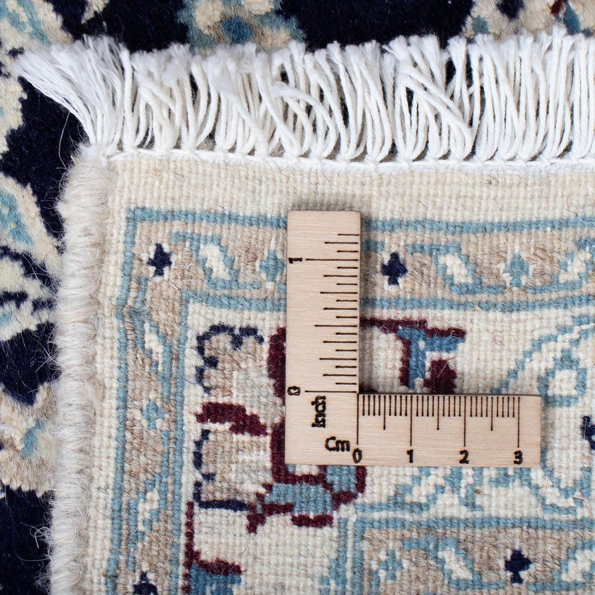 Perserteppich - Nain 85 x 55 cm - dunkelblau