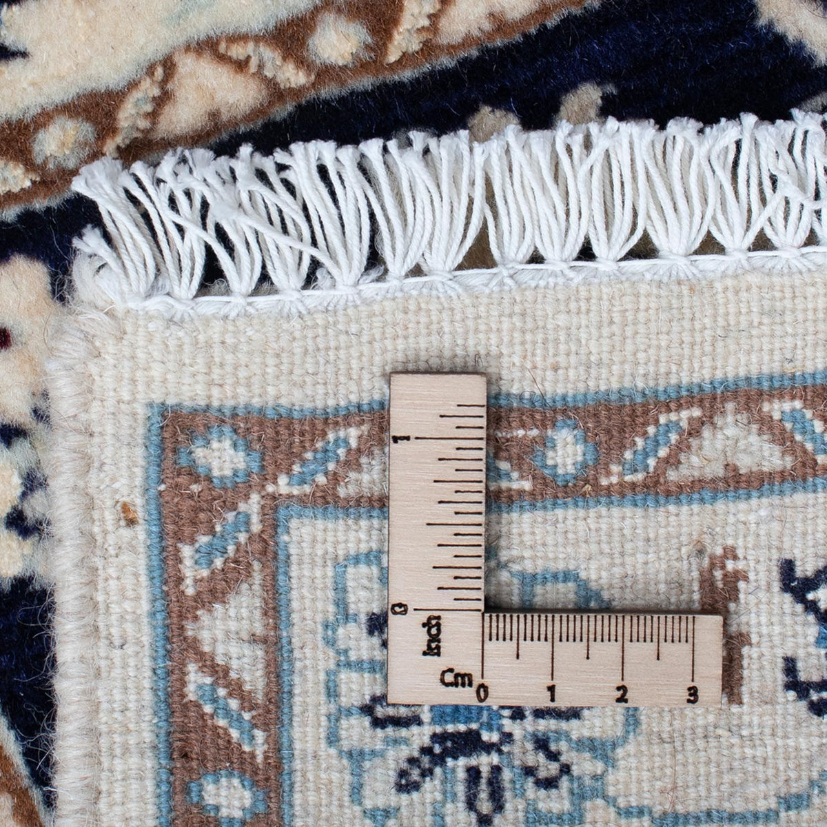 Perserteppich - Nain 85 x 55 cm - dunkelblau